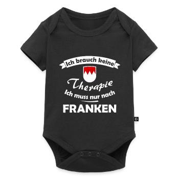 Heimweh nach dem schönen Franken - Baby Premium Kurzarmbody - Schwarz - Vorne
