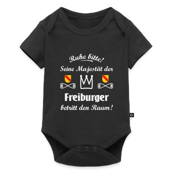 La Majesté de Fribourg - Body à manches courtes Premium Bébé - noir - Devant