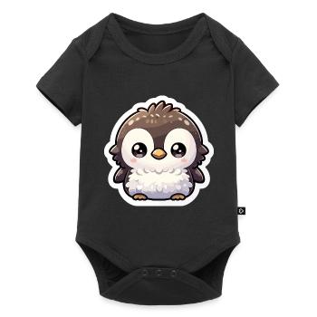 Cute Penguins Little Penguin Penguin Lover - Baby Premium short-sleeve bodysuit - black - Front