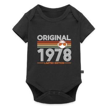 1978 - Body à manches courtes Premium Bébé - noir - Devant