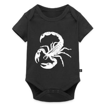 Scorpion, animal, cadeau - Body à manches courtes Premium Bébé - noir - Devant