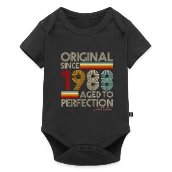 1988 - Baby Premium short-sleeve bodysuit - black - Front