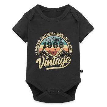Legendary since November 1988 - Limited Edition 1988 - Baby Premium short-sleeve bodysuit - black - Front