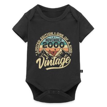 Legendary since November 2000 - Limited Edition 2000 - Baby Premium short-sleeve bodysuit - black - Front