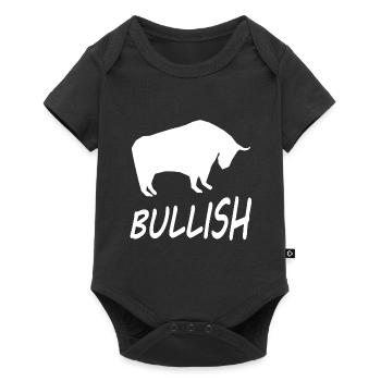 Stocks and money - Baby Premium short-sleeve bodysuit - black - Front