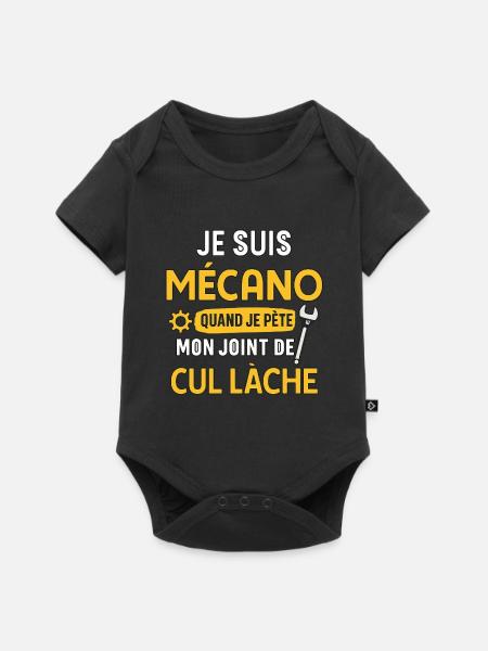 Mechaniker - Baby Premium Kurzarmbody - Schwarz