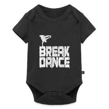 Breakdance Breakdancer Hip Hop Grunge Geschenk - Baby Premium Kurzarmbody - Schwarz - Vorne