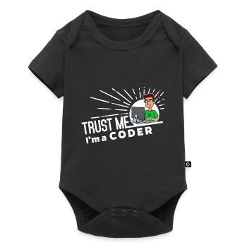 Programmierer - Vertrau mir - Baby Premium Kurzarmbody - Schwarz - Vorne