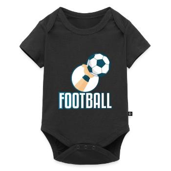 Street Soccer Footballer Jeu De Football Cadeau - Body à manches courtes Premium Bébé - noir - Devant