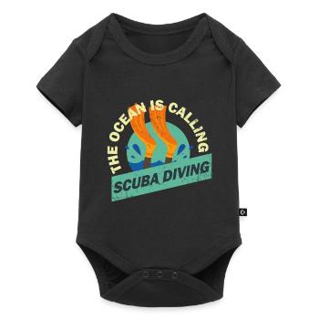 Scuba Diver Scuba Diving Diving Gift - Baby Premium short-sleeve bodysuit - black - Front
