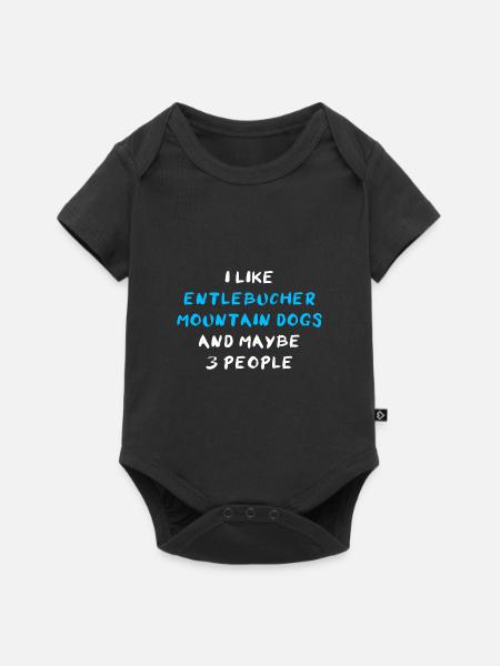 Entlebucher Mountain Dog - Baby Premium Kurzarmbody - Schwarz