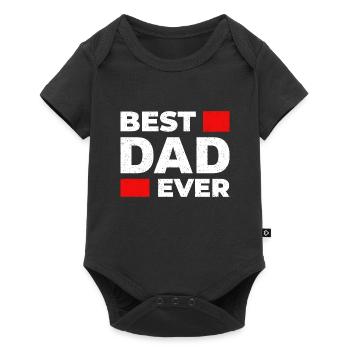 Le meilleur papa Ever ! Meilleur Père - Cadeau de la fête des pères - Body à manches courtes Premium Bébé - noir - Devant