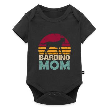 Bardino Majorero Canario Chien Maman - Body à manches courtes Premium Bébé - noir - Devant