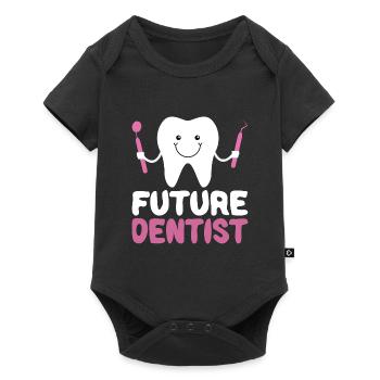 Futur Dentiste Junior Dentiste Baby Girl - Body à manches courtes Premium Bébé - noir - Devant