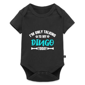 Dingo - Baby Premium short-sleeve bodysuit - black - Front
