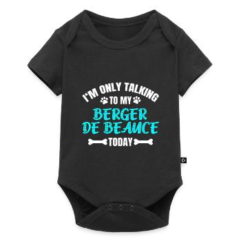 Berger De Beauce - Baby Premium short-sleeve bodysuit - black - Front