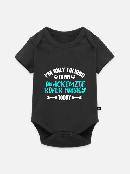 Mackenzie River Husky - Baby Premium Kurzarmbody - Schwarz