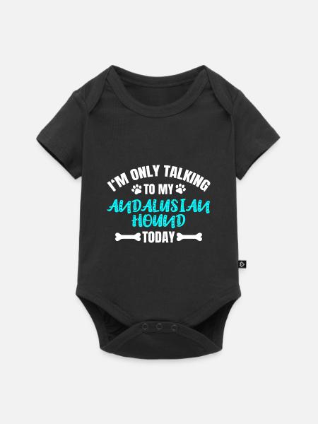 Andalusian Hound - Baby Premium Kurzarmbody - Schwarz