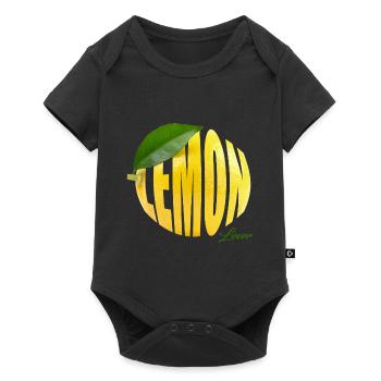 Lemon Lover - die Liebe zur sauren Frucht - Baby Premium Kurzarmbody - Schwarz - Vorne