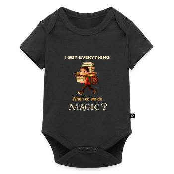 Laissez les petits avoir leur imagination - Body à manches courtes Premium Bébé - noir - Devant