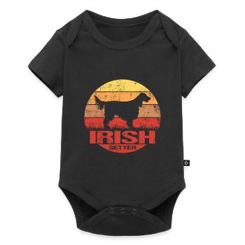 Irish Red Setter Dog Sun Lover Baby - Baby Premium short-sleeve bodysuit - black - Front