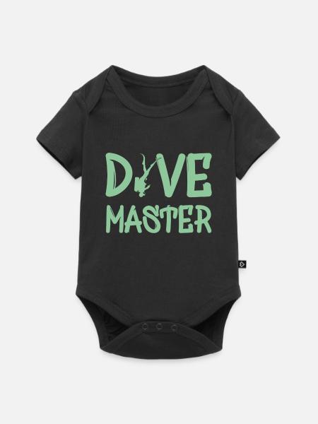 Dive Master Diving Scuba Diver - Baby Premium Kurzarmbody - Schwarz