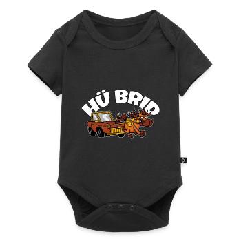 Funny Comic Horse Car Engine Horse Fan Hü Brid - Baby Premium short-sleeve bodysuit - black - Front