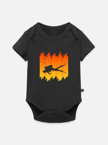 Scuba Diving - Baby Premium Kurzarmbody - Schwarz