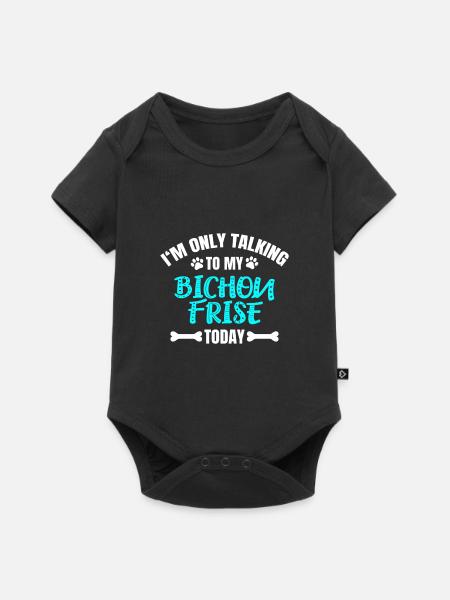 Bichon Frisé - Baby Premium Kurzarmbody - Schwarz