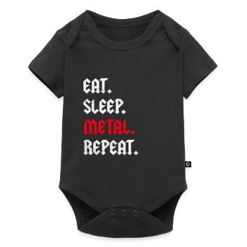 Heavy Metal Fan Festival Band Metaller Metalhead - Body à manches courtes Premium Bébé - noir - Devant