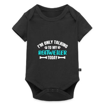 Rottweiler - Baby Premium short-sleeve bodysuit - black - Front