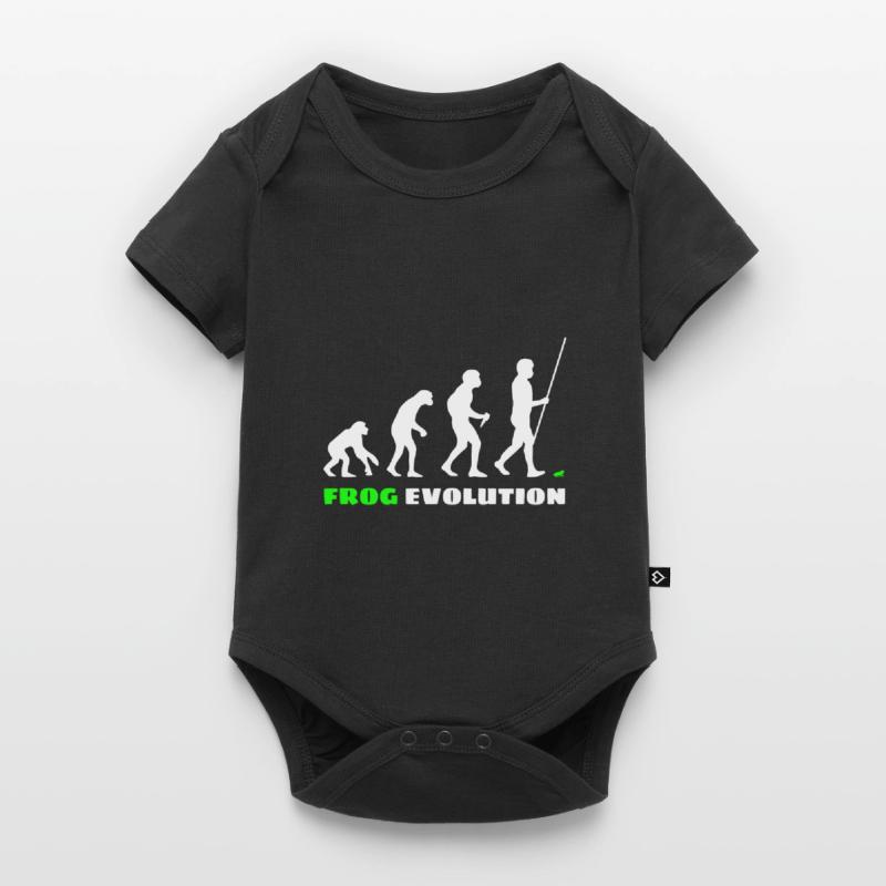 Frog Evolution Baby Premium short-sleeve bodysuit