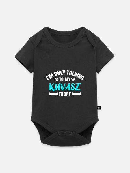 Kuvasz - Baby Premium Kurzarmbody - Schwarz