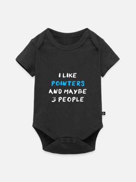 Pointer - Baby Premium Kurzarmbody - Schwarz