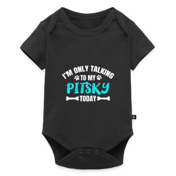 Pitsky - Body à manches courtes Premium Bébé - noir - Devant