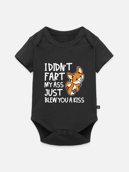 Frecher Fuchs - Baby Premium Kurzarmbody - Schwarz