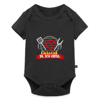 Grilling Yes I Grill Funny Sayings - Baby Premium short-sleeve bodysuit - black - Front