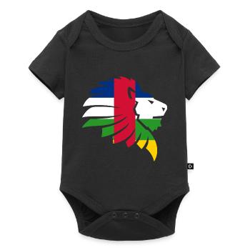Central African Republic Flag Sango Gift - Baby Premium short-sleeve bodysuit - black - Front