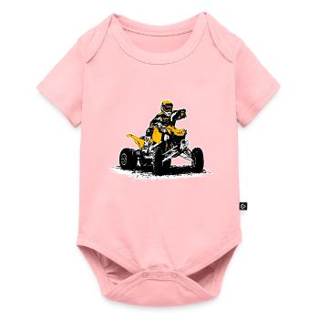 Quad Racing - ATV Racer - Body à manches courtes Premium Bébé - rose - Devant