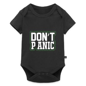 " Don't Panic Gamer " - Baby Premium short-sleeve bodysuit - black - Front