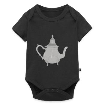 Théière Marocaine - Théière Atay - Berrad Atay - T - Body à manches courtes Premium Bébé - noir - Devant
