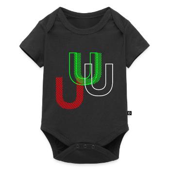 U Neon - Baby Premium Kurzarmbody - Schwarz - Vorne