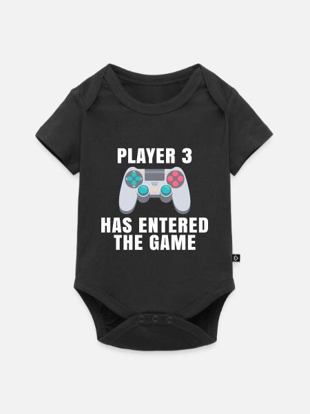 Birth - Baby Premium Kurzarmbody - Schwarz