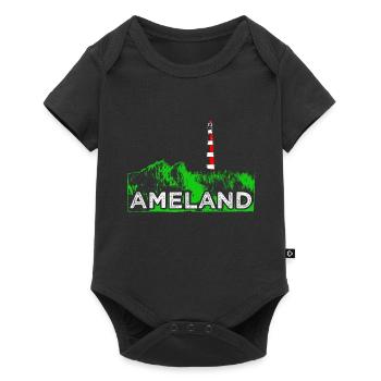 Ameland Lighthouse - Baby Premium short-sleeve bodysuit - black - Front