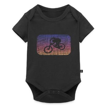 Biken - Baby Premium Kurzarmbody - Schwarz - Vorne