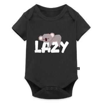 Lazy Koala - Baby Premium short-sleeve bodysuit - black - Front