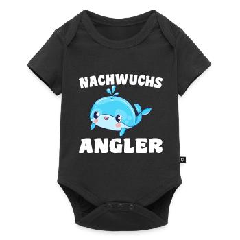 Offspring Angler Fishing Baby Birth Fish Fish - Baby Premium short-sleeve bodysuit - black - Front