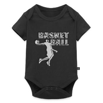 Sports Basketball - Body à manches courtes Premium Bébé - noir - Devant