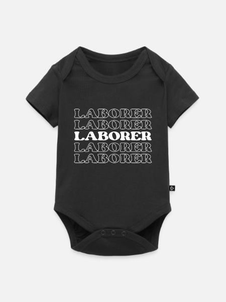 Arbeiter Arbeiter Handwerker Arbeiter - Baby Premium Kurzarmbody - Schwarz