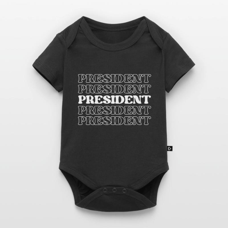 Président Chef de la direction Commandant en chef Chef Body à manches courtes Premium Bébé